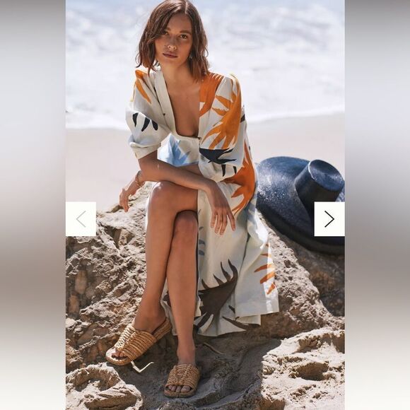 Cala De La Cruz Nane Linen Dress - Picture 1 of 10